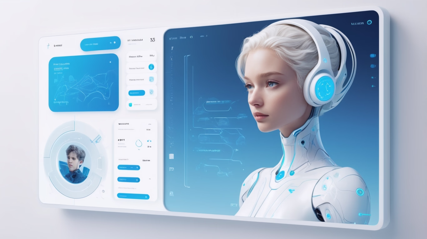 Minimalistic interface of Perplexity AI assisting a user